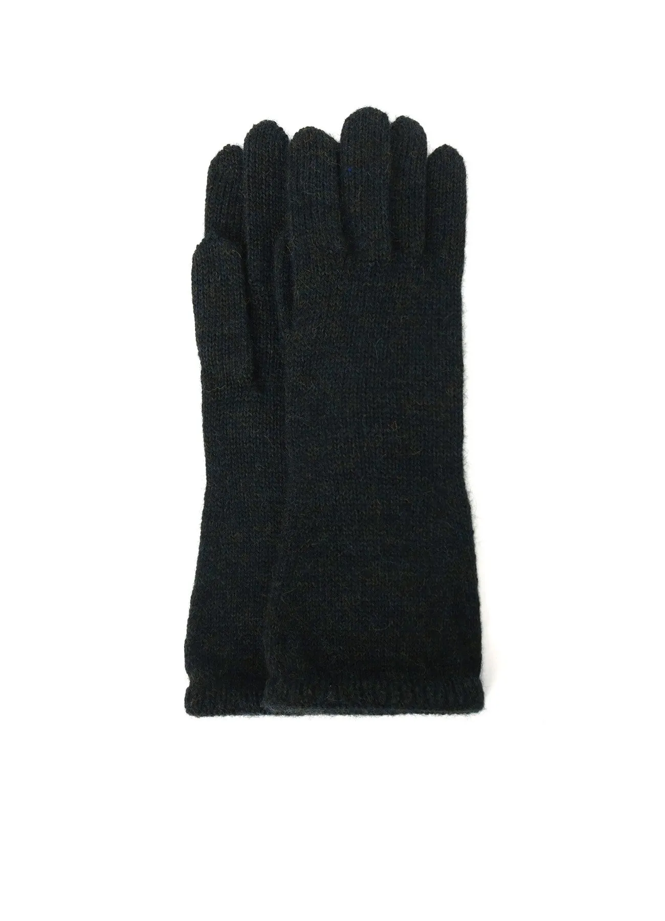 5G/WOOL PANTSLAIN STITCH LONG KNITTED GLOVES