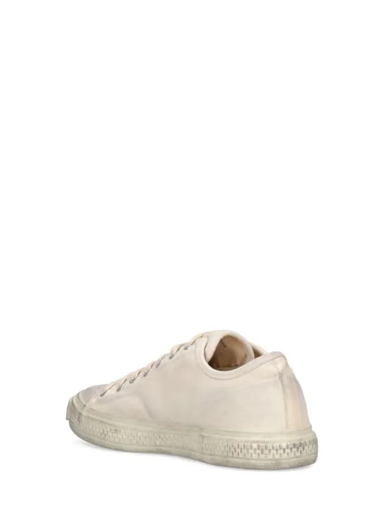 Acne Studios   Ballow soft tumbled cotton sneakers 