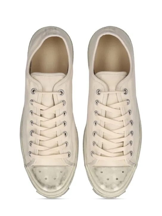 Acne Studios   Ballow soft tumbled cotton sneakers 