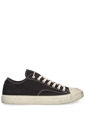 Acne Studios   Ballow soft tumbled cotton sneakers 