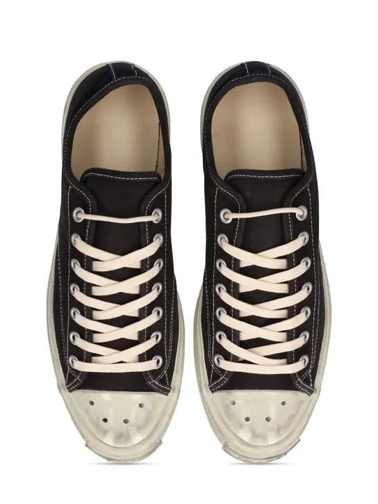 Acne Studios   Ballow soft tumbled cotton sneakers 