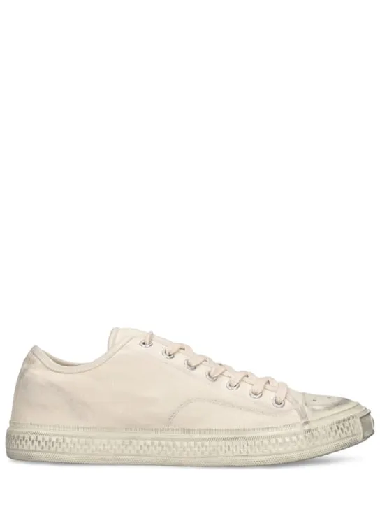 Acne Studios   Ballow soft tumbled cotton sneakers 