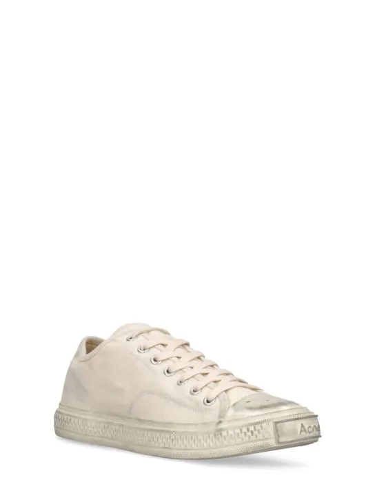 Acne Studios   Ballow soft tumbled cotton sneakers 