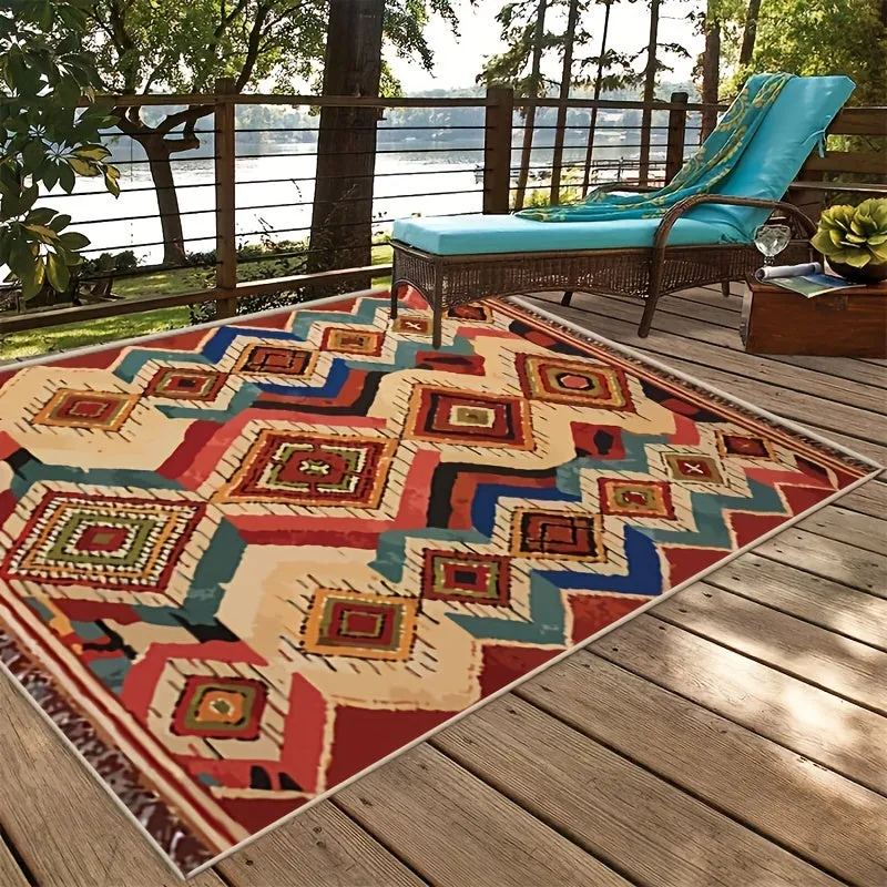 Add Southwest Flair to Home Decor with Washable Area Rug