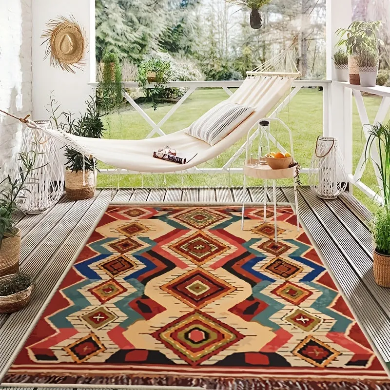 Add Southwest Flair to Home Decor with Washable Area Rug