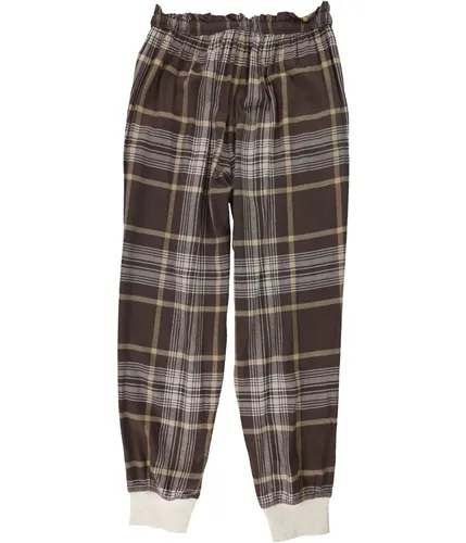 American Eagle Womens Plaid Pajama Jogger Pants, TW1