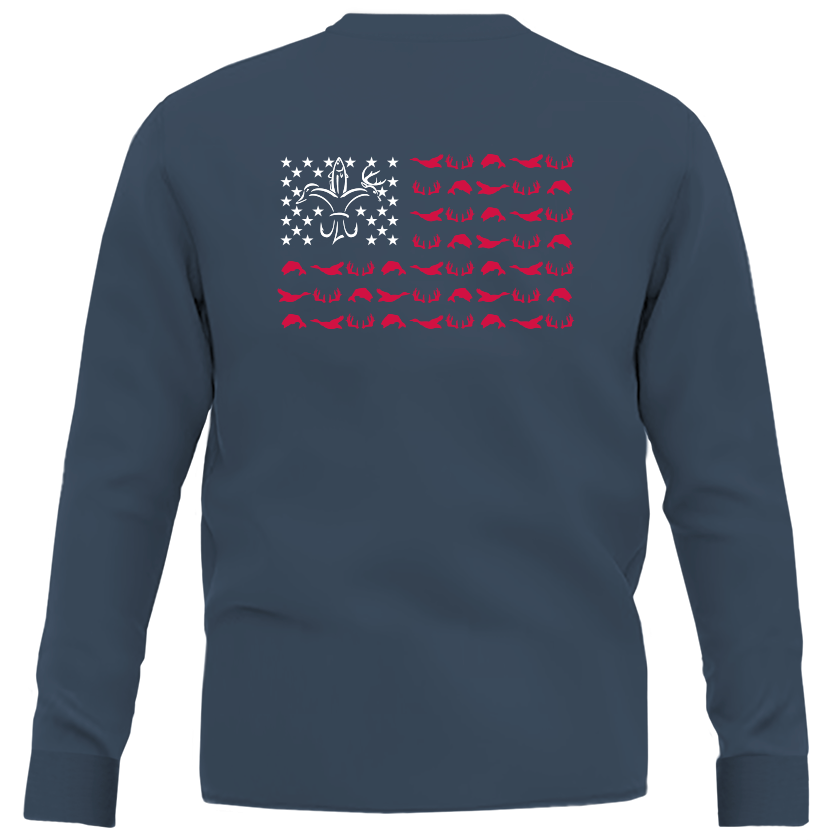 American Flag Long Sleeve Shirt