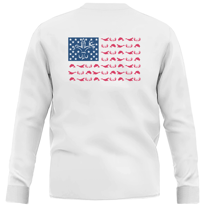 American Flag Long Sleeve Shirt