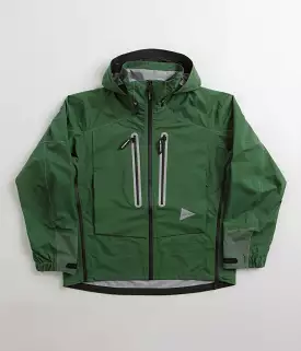 and wander Pertex Shield Rain Jacket - Green