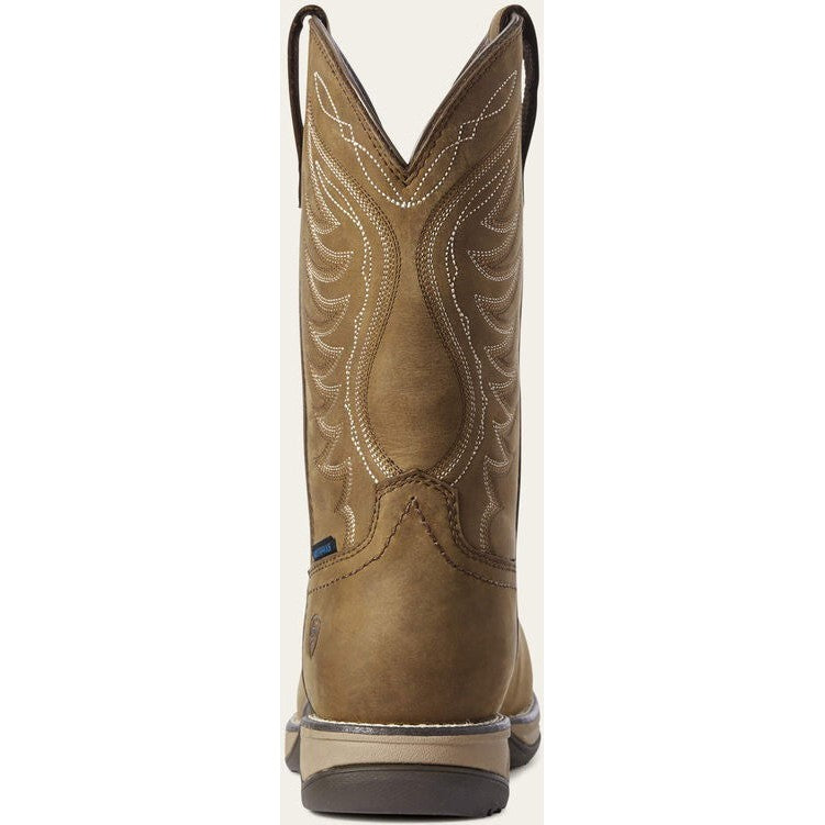 Ariat Women's Anthem Comp Toe Western Work Boot -Brown- 10031664