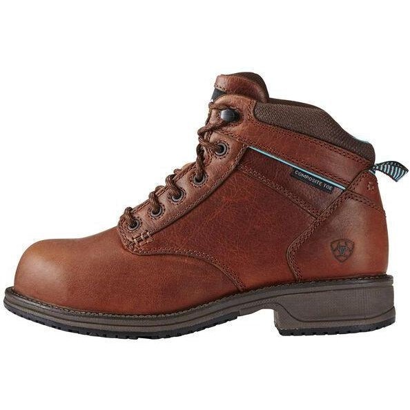 Ariat Women's Casual Mid Lace SD 5 Comp Toe Work Boot- Brown 10020097