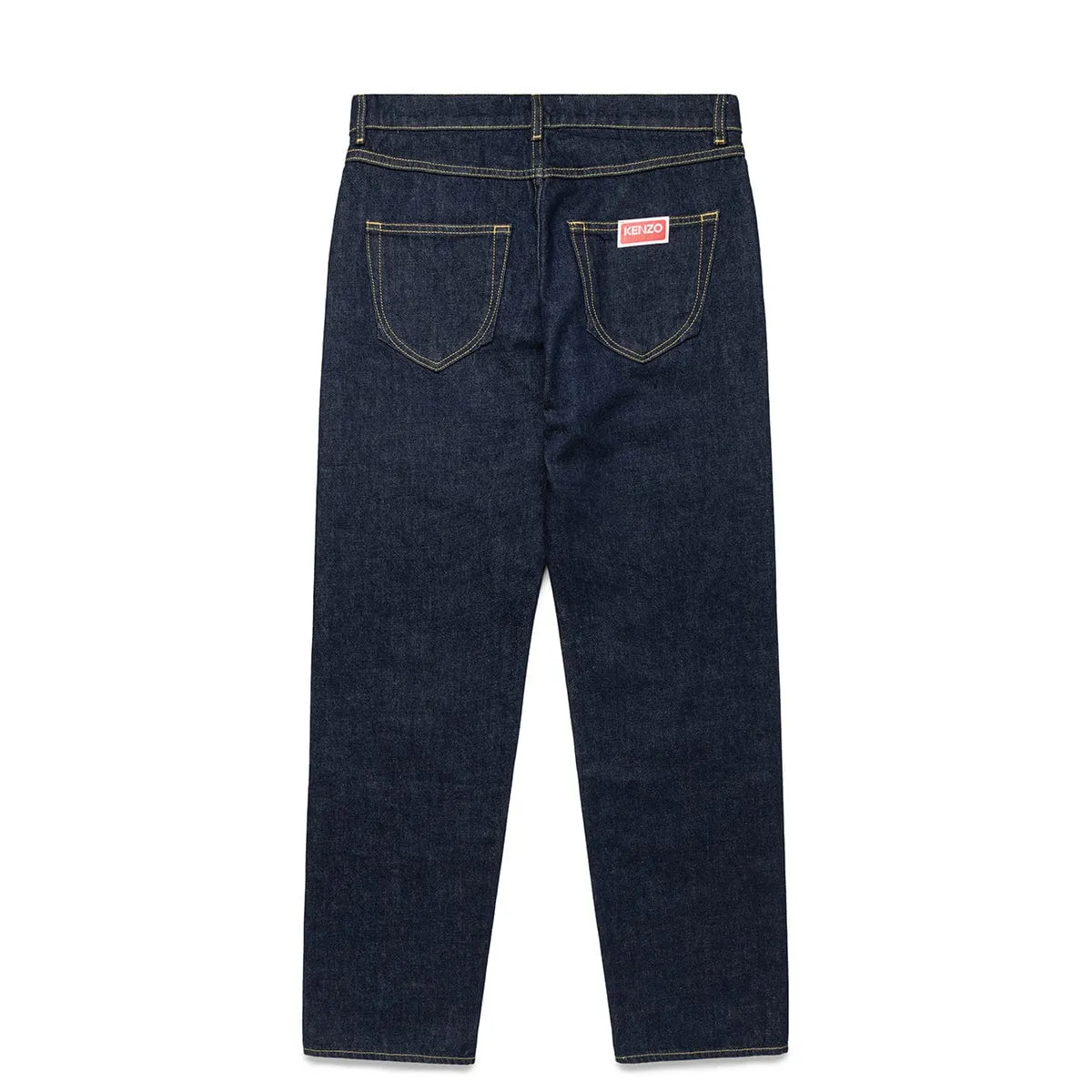 ASAGAO STRAIGHT JEANS RINSE BLUE DENIM | Bodega