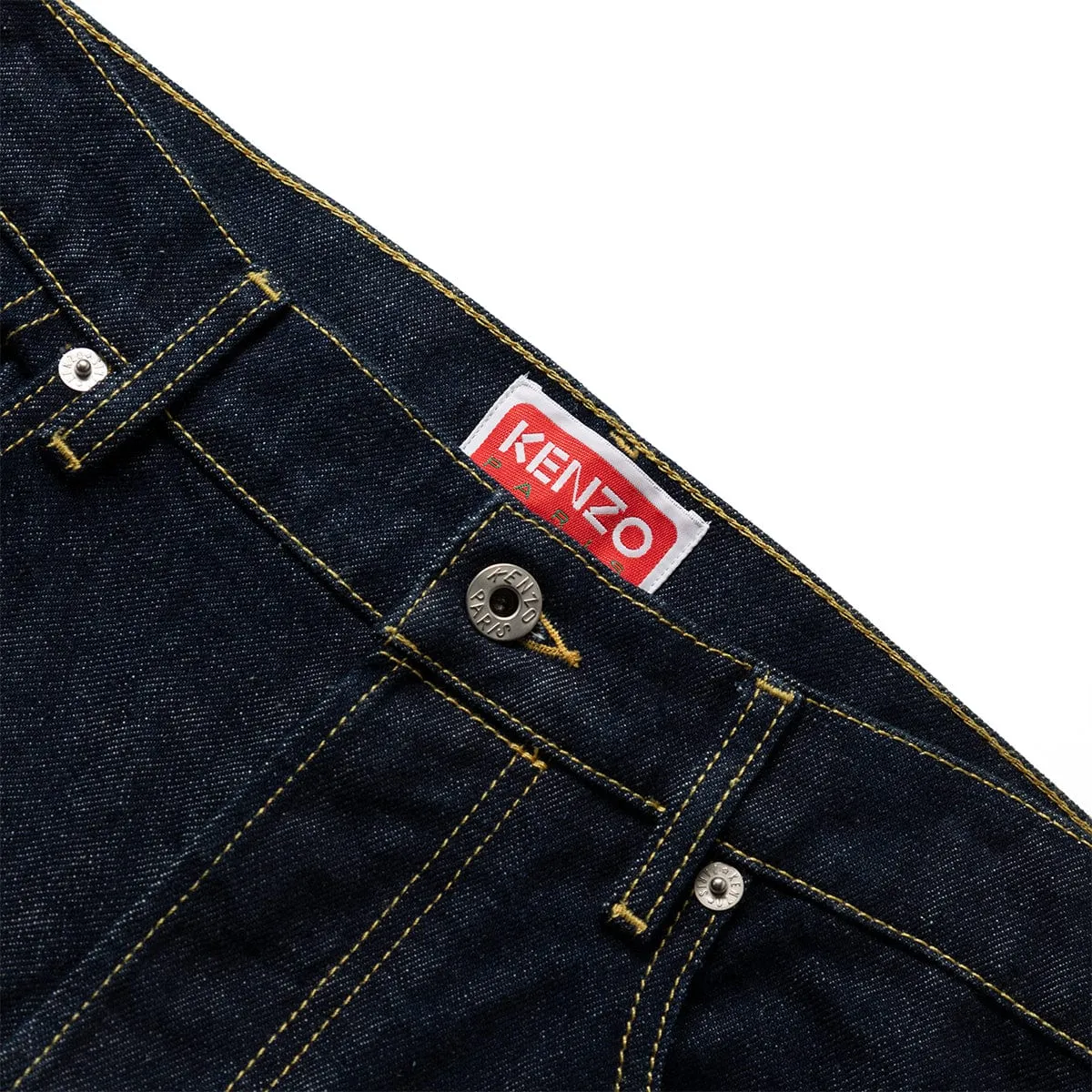 ASAGAO STRAIGHT JEANS RINSE BLUE DENIM | Bodega