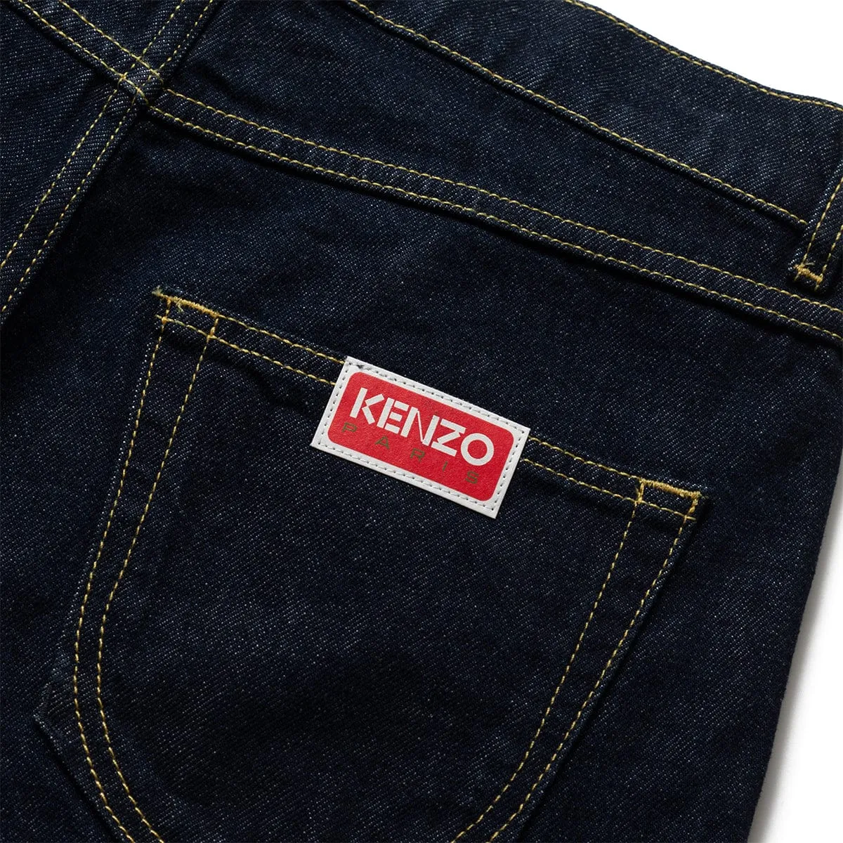 ASAGAO STRAIGHT JEANS RINSE BLUE DENIM | Bodega