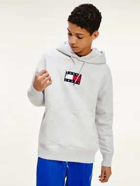 Badge Organic Cotton Fleece Hoody | Sweatshirts & Hoodies | Tommy Hilfiger