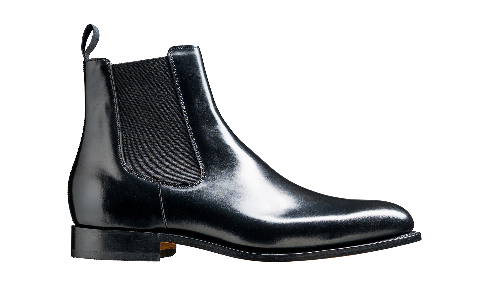 Barker Bedale Chelsea Boot - Hi Shine Black