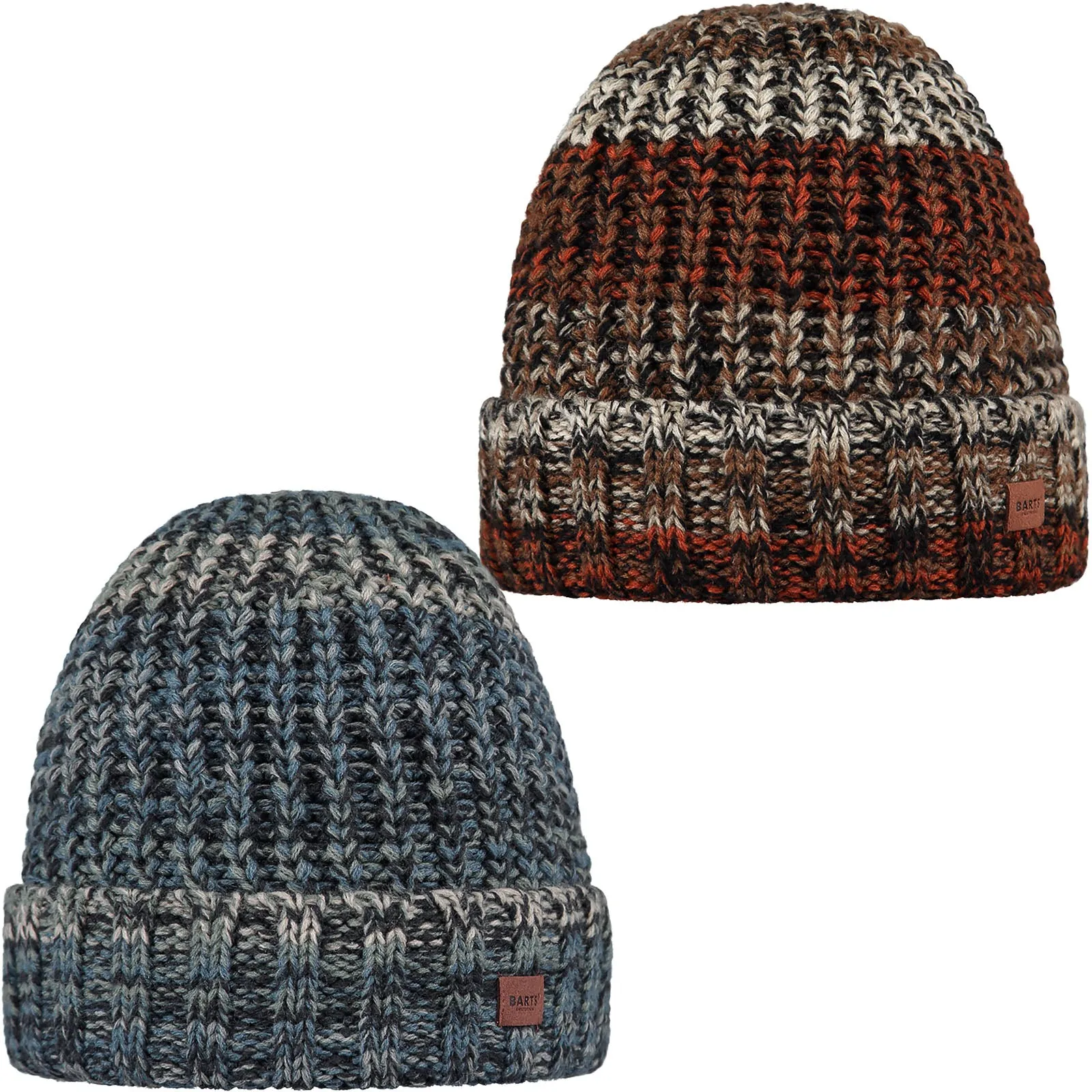 Barts Mens Akotan Chunky Knit Cuffed Beanie Hat