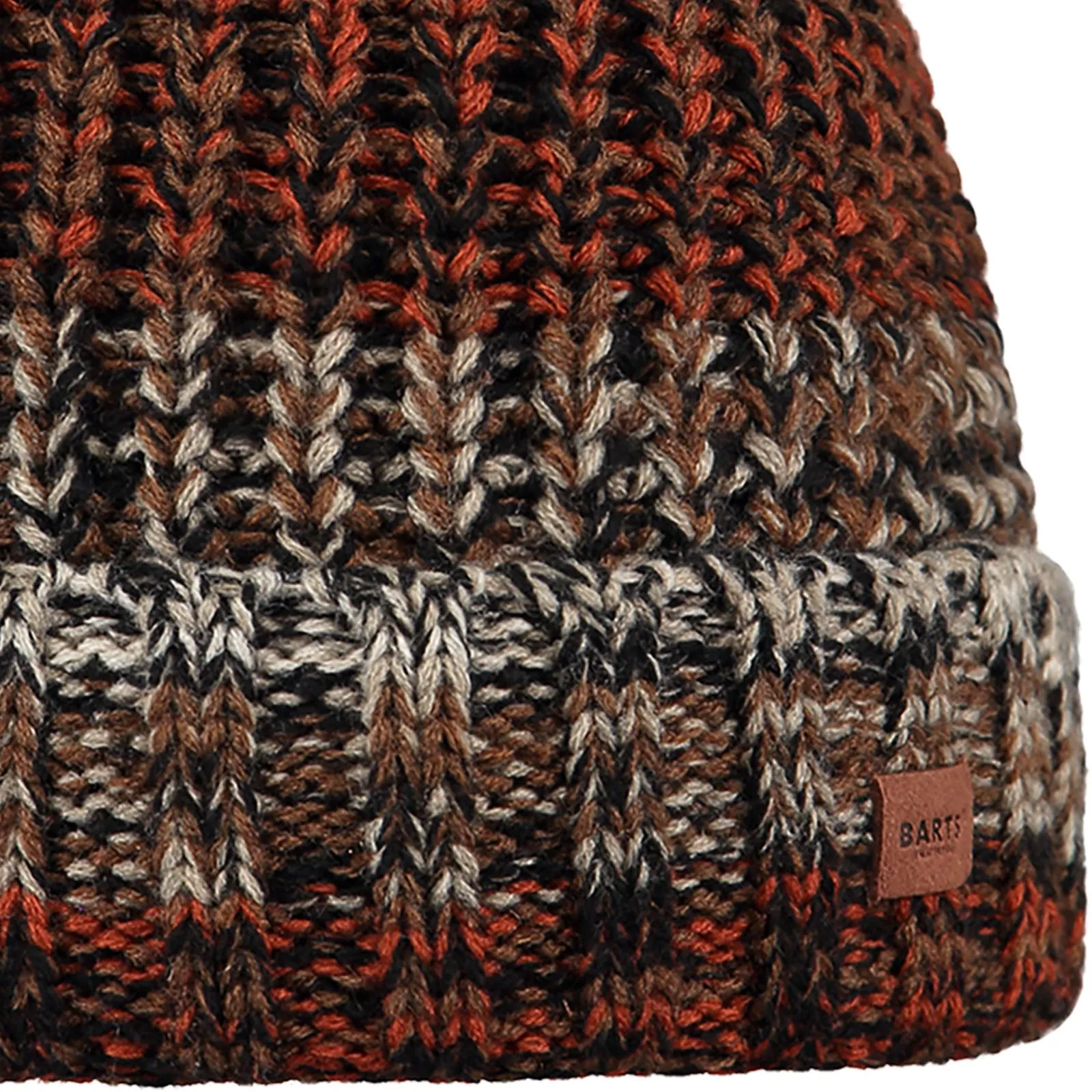 Barts Mens Akotan Chunky Knit Cuffed Beanie Hat