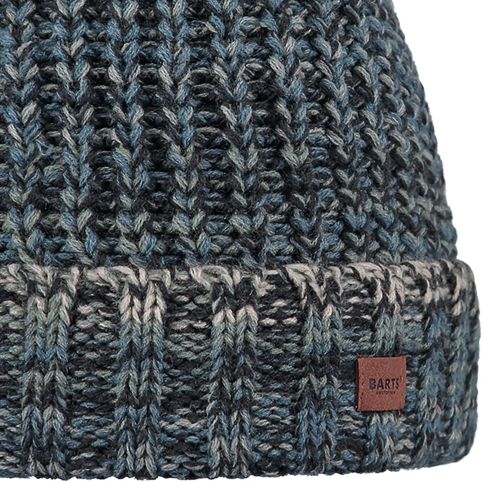 Barts Mens Akotan Chunky Knit Cuffed Beanie Hat