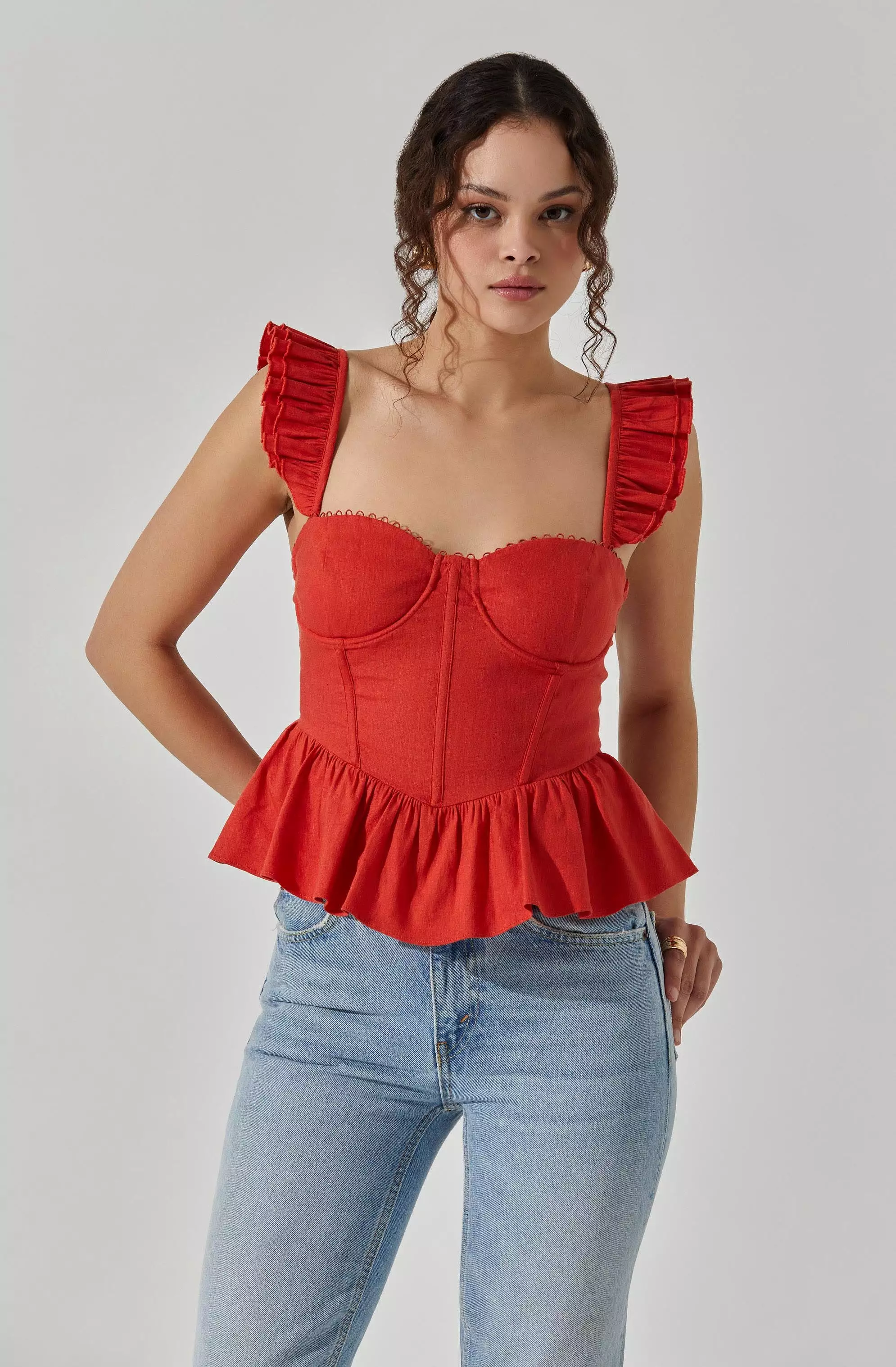 Baylin Peplum Top