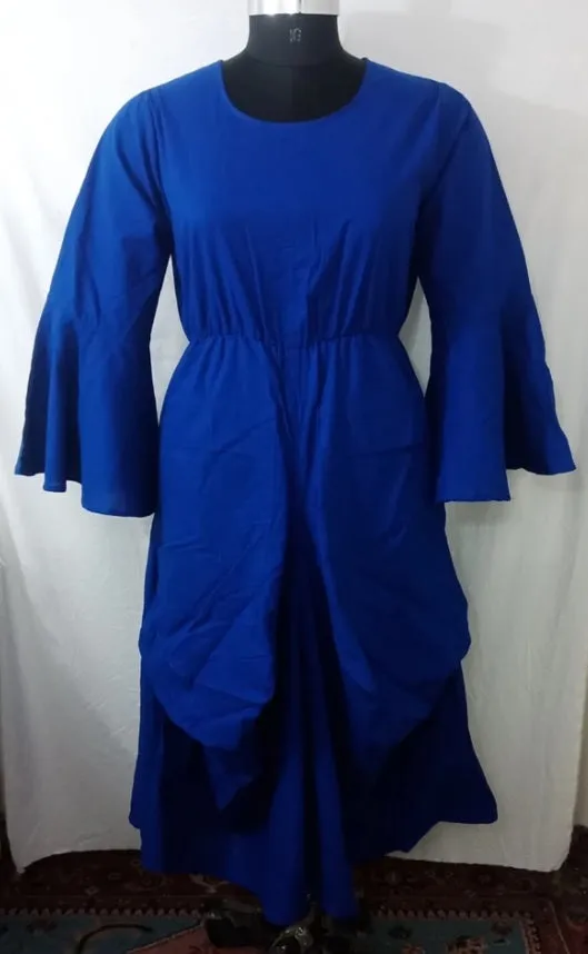 Bell Sleeve Balloon Dress