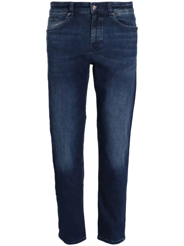 BOSS BLACK Boss Straight Leg 'Maine' Jeans - Blue