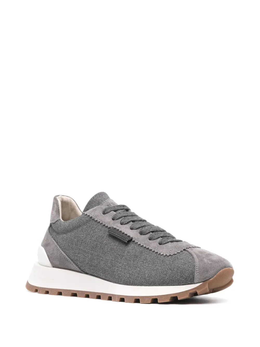 Brunello Cucinelli    Brunello Cucinelli Sneakers With Inserts