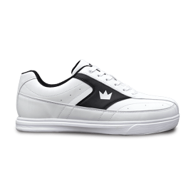 Brunswick Mens Renegade Black White Bowling Shoes