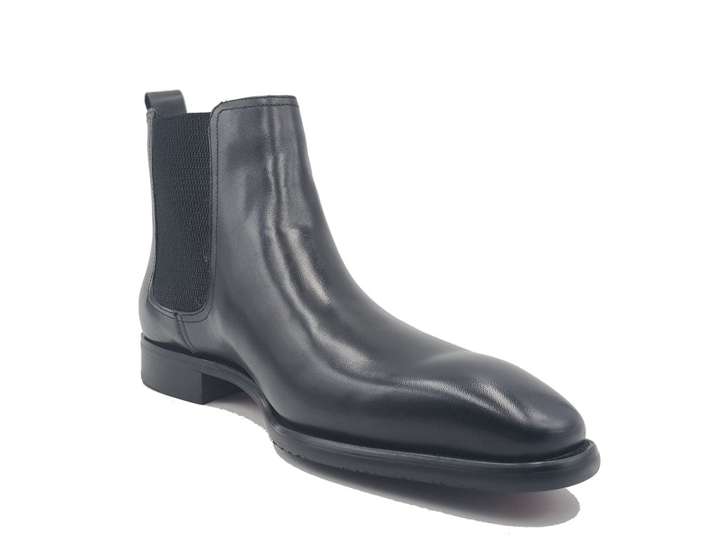 Calfskin Leather Chelsea Boot