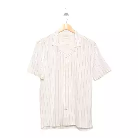 Carpasus short sleeve shirt Verita rust stripes