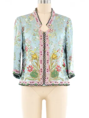 Christian Lacroix Floral Embroidered Jacket