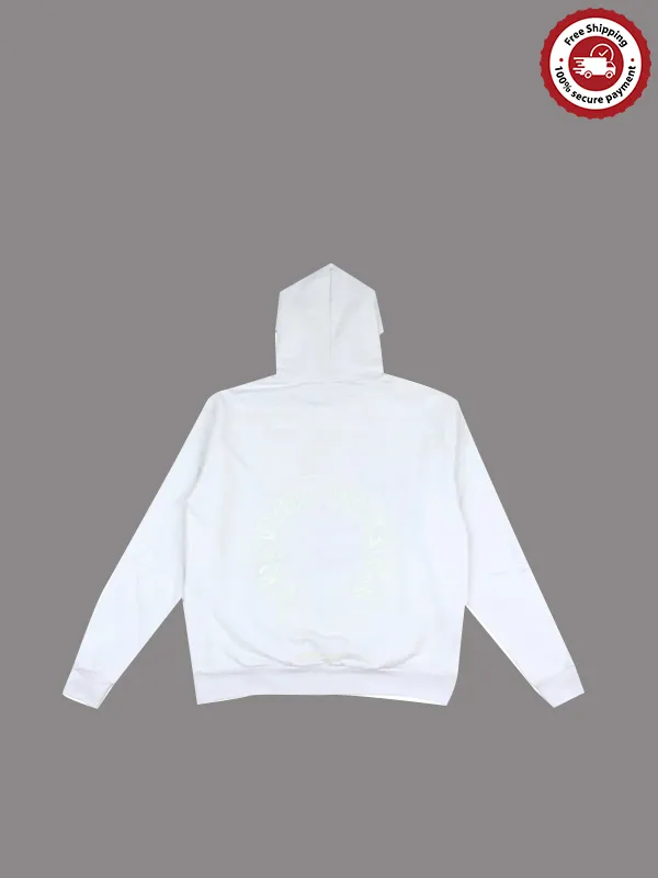 Chrome Hearts White Glow in the Dark Horseshoe Hoodie