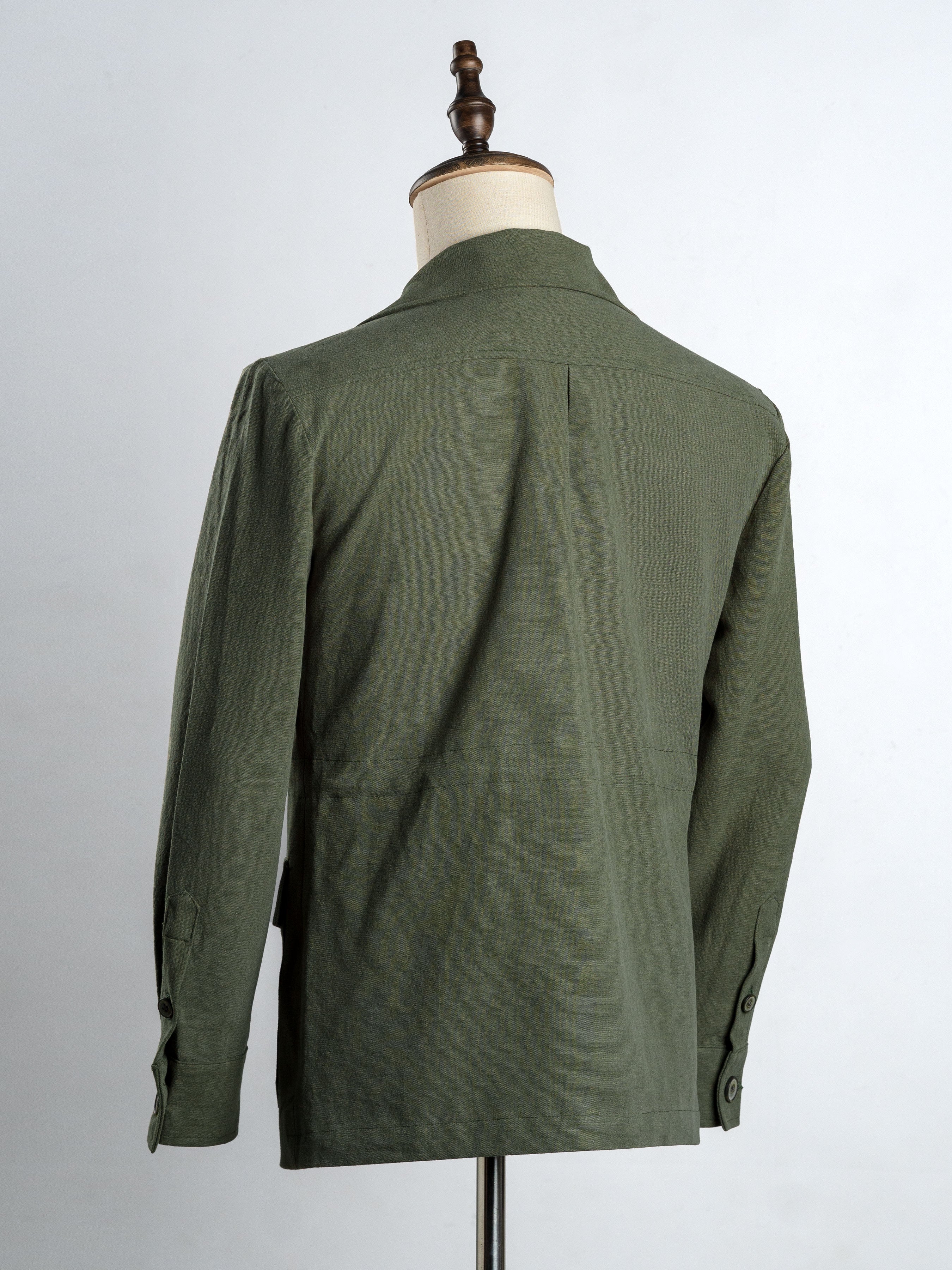 Classic Safari Jacket -  Green