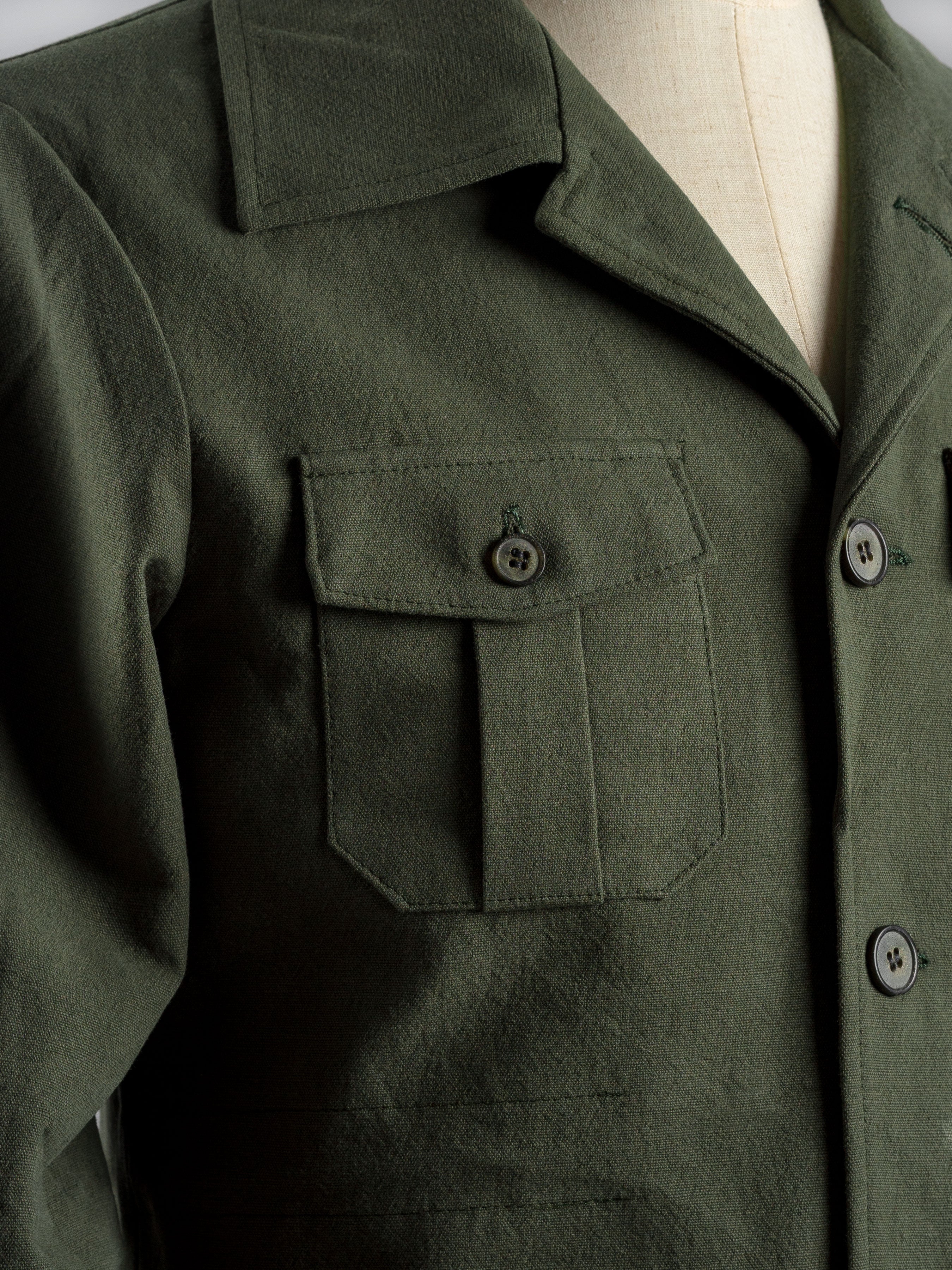 Classic Safari Jacket -  Green