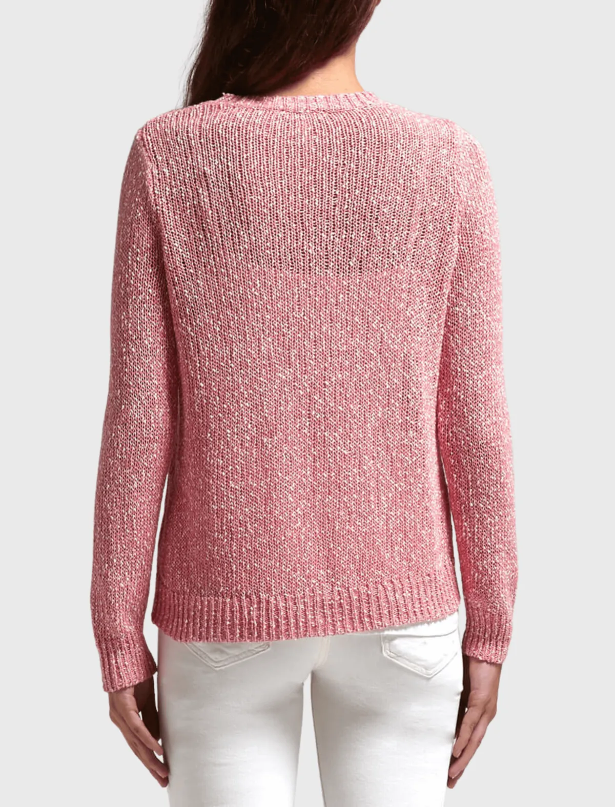 Crossover Knit SWEATER - PINK