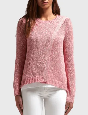 Crossover Knit SWEATER - PINK