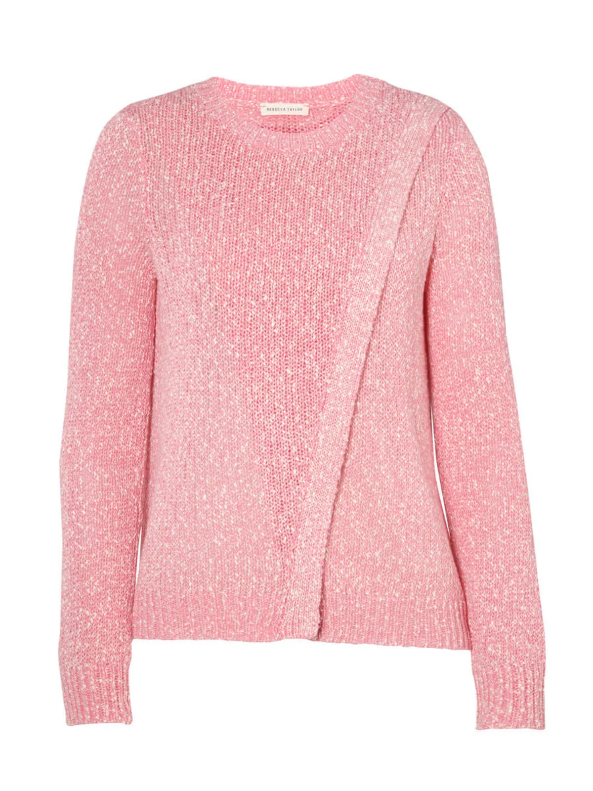 Crossover Knit SWEATER - PINK