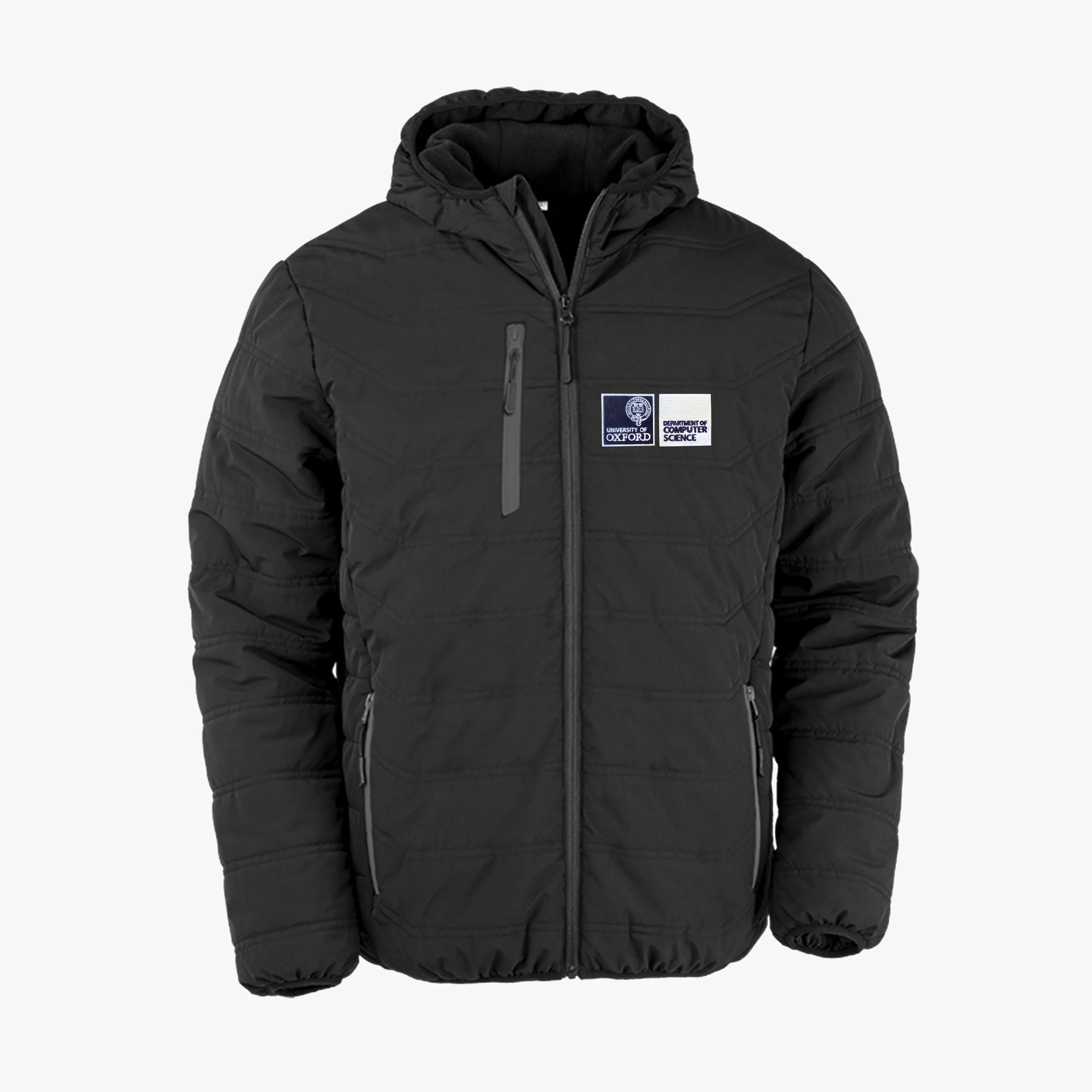 Department of Computer Science Recycled Padded Winter Hooded Jacket