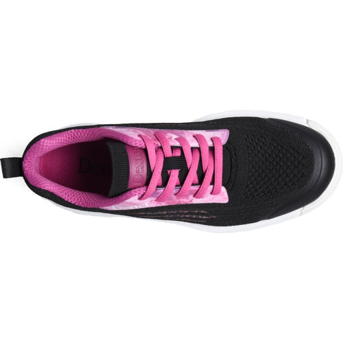 Dexter Womens DexLite Knit Black Pink Bowling Shoes