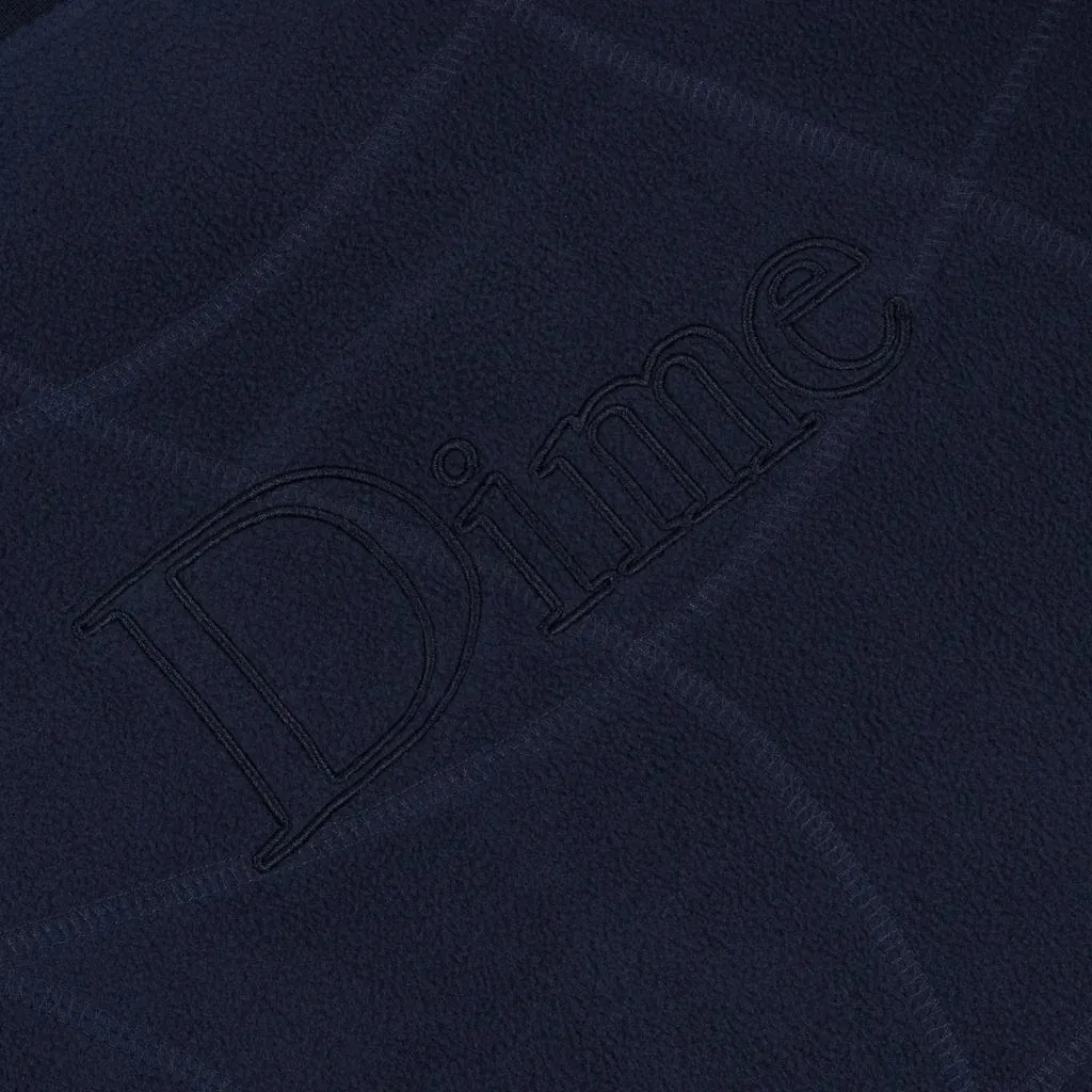 Dime MTL Classic Wave Polar Crewneck Navy