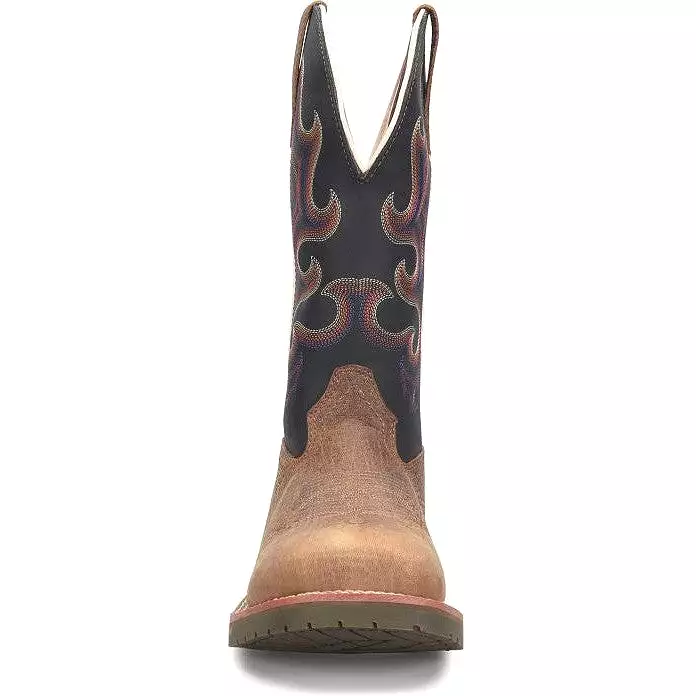 Double H Men's Belgrade 12 Comp Toe Western Work Boot -Brown- DH6140