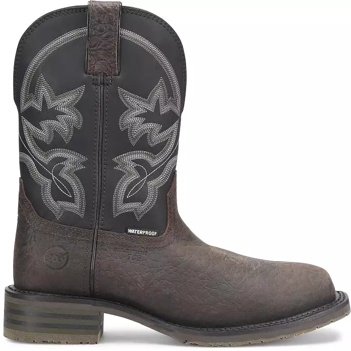 Double H Men's Stockma 10 Toe Comp Toe Western Work Boot -Brown- DH4151