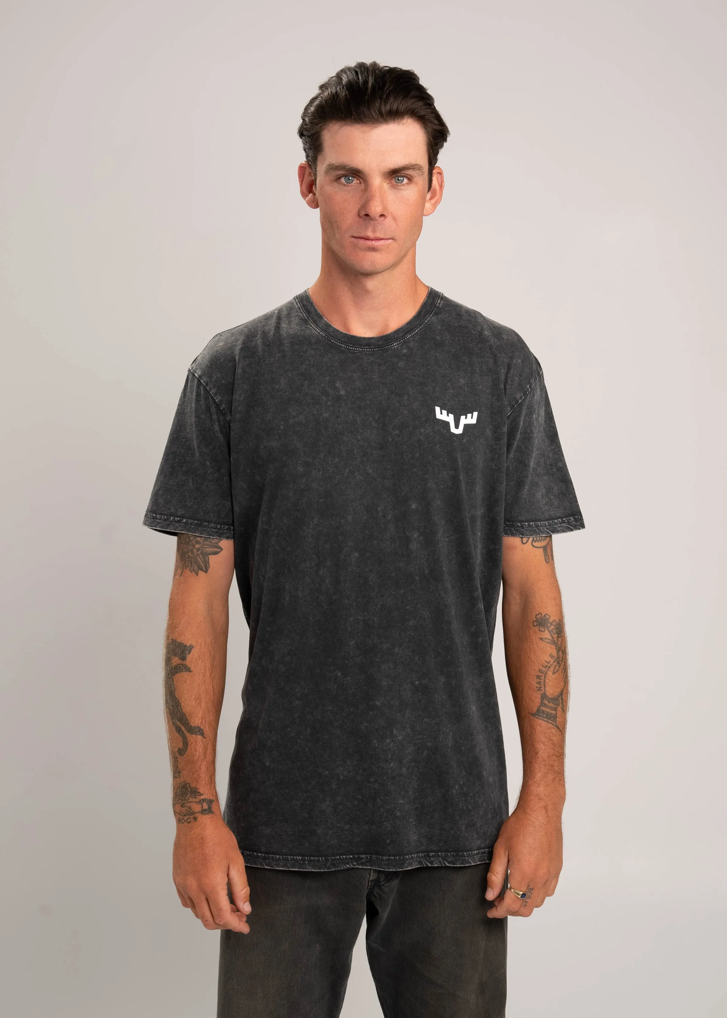 Dr.Moose Mini Antler Pocket Stonewash T-Shirt