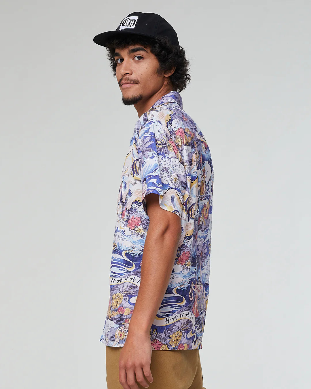 EAT DUST Aloha Japanese Fabric Mahala Rayon S/S Shirt