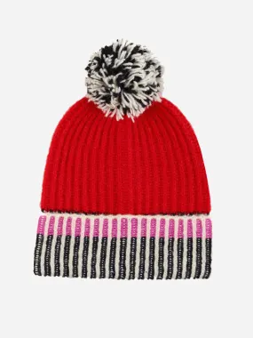     ECHO  Lollipop Beanie with Pom    