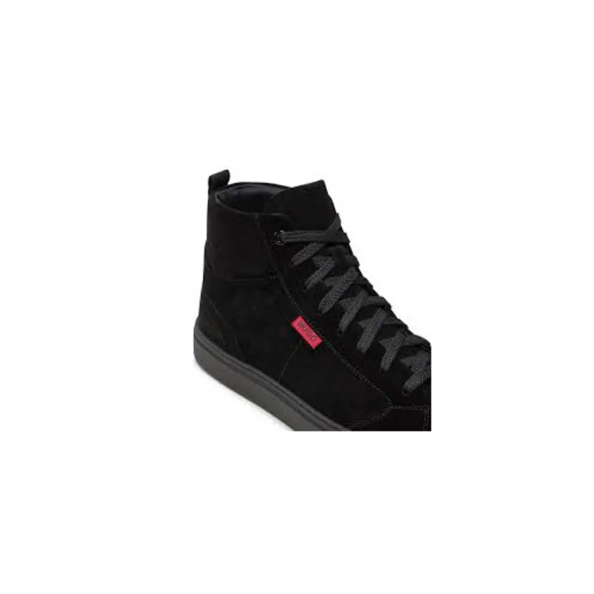 Essential Cupsole Suede High Top Sneaker - Black/Currant