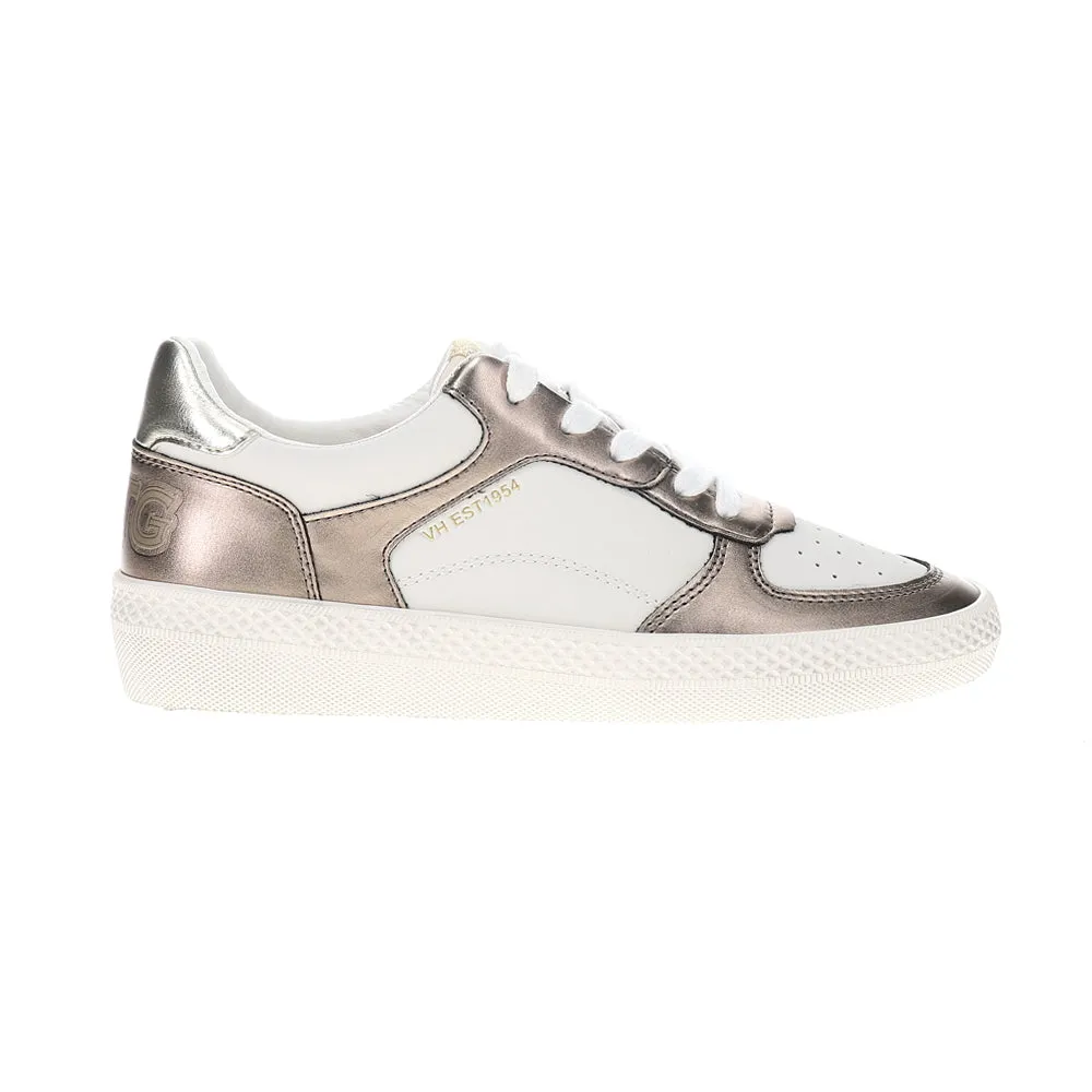 Fast Metallic Perforated Slip On Sneakers