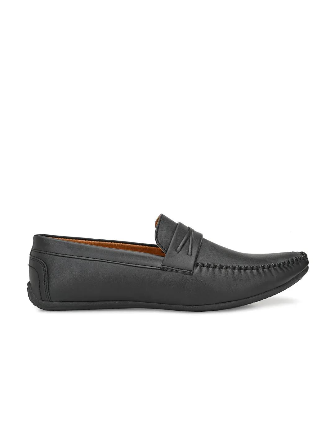 Fentacia Men Black Casual Loafers