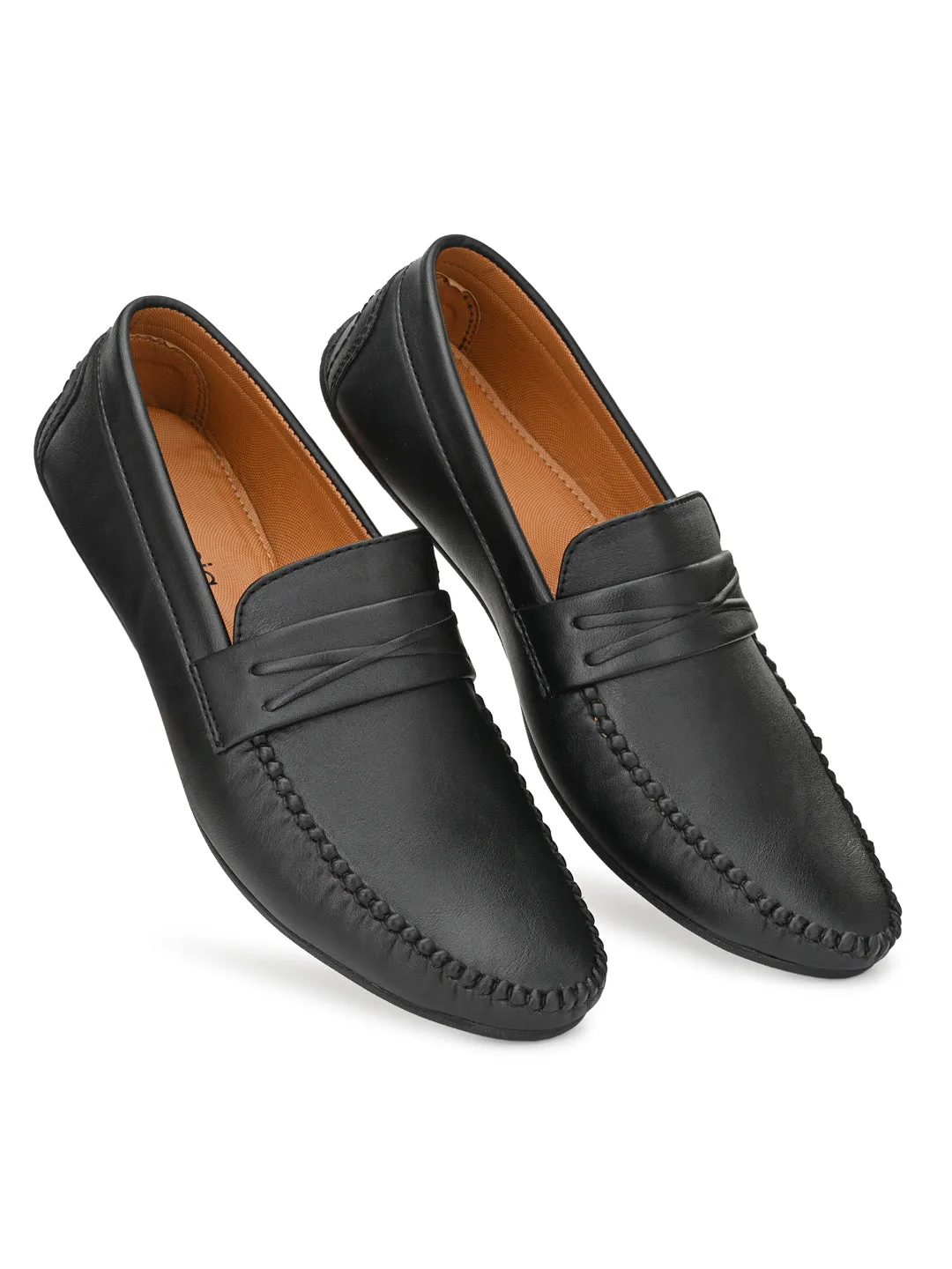 Fentacia Men Black Casual Loafers