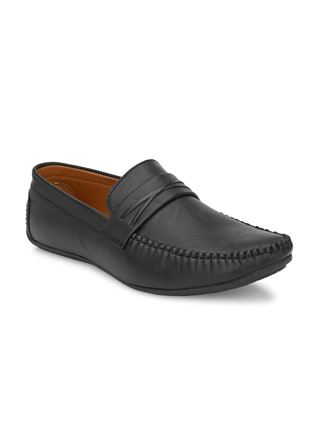 Fentacia Men Black Casual Loafers